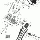 001 - Maverick Sport 1000R - DPS - T1B Series Головка цилиндров задняя часть