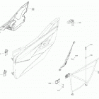 001 - Maverick Trail 800 - BASE - T2B Series 09- body maverick trail - 800 - white  -  door section