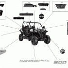 001 - Maverick Trail 800 - BASE - T2B Series 09- decals maverick trail - 800 - package base