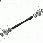 002 - Commander 1000R EFI - North America 08- drive shaft - 1000r