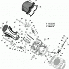 002 - Maverick Sport 1000R - DPS - North America Головка цилиндров передняя часть