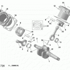 002 - Traxter HD8 - T1B Series 01- crankshaft, piston and cylinder - hd8