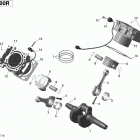 003 - Commander MAX 1000R EFI - International 01- crankshaft, piston and cylinder - 1000r