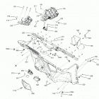 004 - Defender MAX HD8 - International 09- cab interior - except xt cab - lower front section