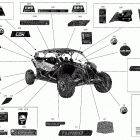 006 - Maverick MAX Turbo R - International 09- decals maverick max -  turbo r - package xrs - inter...