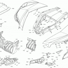 1- Maverick 09- body front part maverick - can-am red models
