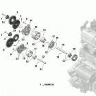 1- Maverick X3 900HO 02- oil pump 900 ho