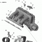 91- Maverick X3 MAX Turbo R - STD_XDS DPS_XRS DPS Коллектор воздухозаборника и корпус дросселя