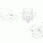Commander 800R EFI 09- decals commander non max 800r - package std