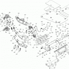 Defender HD10 01- exhaust system defender hd10 - all package