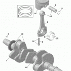 Maverick X3 Turbo R - STD_XDS DPS_XRS DPS Коленвал и поршни