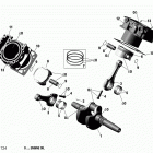 Traxter HD10 - XMR 01- crankshaft, piston and cylinder - hd10
