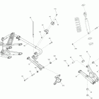 Traxter MAX HD10 08- rear suspension traxter - all package
