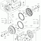 MULE 4010 TRANS4x4 (KAF620RKF) Front hubs  /  brakes