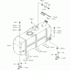 MULE 4010 TRANS4x4 (KAF620SKF) ТОПЛИВНЫЙ БАК
