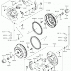 MULE 4010 TRANS4x4 (KAF620SKF) Front hubs  /  brakes