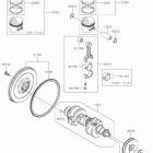 MULE PRO-DX (KAF1000EKF) Crankshaft  /  piston(s)