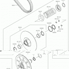 MULE PRO-DX (KAF1000EKF) Driven converter  /  drive belt