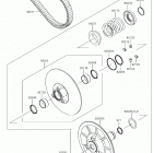 MULE PRO-FX (KAF820GKF) Driven converter  /  drive belt