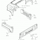 MULE PRO-FXT (KAF820JKF) Отражатели