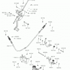 MULE PRO-MX (KAF700DKF) Brake pedal  /  throttle lever