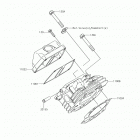 MULE SX (KAF400HKF) ГОЛОВКА ЦИЛИНДРА