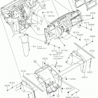 MULE SX (KAF400SKF) Детали рамы (фронт)
