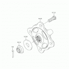 TERYX (KRF800GKF) Front hubs  /  brakes