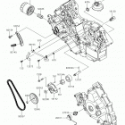TERYX4 (KRT800HKF) Масляный насос  /  масляный фильтр