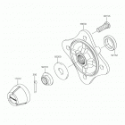 TERYX4 (KRT800HKF) Rear hubs  /  brakes