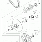 MULE PRO-DXT (KAF1000BJF) Driven converter  /  drive belt
