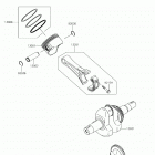 MULE SX (KAF400NJF) Crankshaft  /  piston(s)