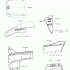 TERYX (KRF800FJF) Decals(white)(fgf)