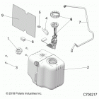 R19RCA57A1/A4/B1/B4 RANGER 570, FULL SIZE Body, fuel tank asm. - r19rca57a1  /  a4  /  b1  /  b4 (...
