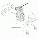 R19RDA57A1/B1 RANGER CREW 570 FS Engine, engine and transmission mounting - r19rda57a1  /...