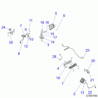 R19RGE99A2/EAR/EBR/UAF/UBF/UAM/UBM/UA9/UB9/UAL/UBL/KAK/KBK POLARIS GENERAL 1000 EPS Electrical, componants and options - r19rge99a2  /  ear ...