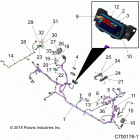 R19RHE99AD/BD/LD/K99AK/BK POLARIS GENERAL 1000 4P PS RC Electrical, wire harness - r19rhe99ad  /  bd  /  ld (c70...