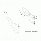 R19RHE99AD/BD/LD/K99AK/BK POLARIS GENERAL 1000 4P PS RC Body, door mounting, front - r19rhe99ad  /  bd  /  ld  /...