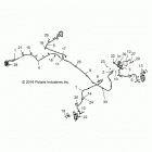 R19RHE99AD/BD/LD/K99AK/BK POLARIS GENERAL 1000 4P PS RC Brakes, brake lines and master cylinder - r19rhe99ad  / ...
