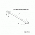 R19RHE99AD/BD/LD/K99AK/BK POLARIS GENERAL 1000 4P PS RC Drive train, front prop shaft - r19rhe99ad  /  bd  /  ld...