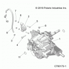 R19RHE99AD/BD/LD/K99AK/BK POLARIS GENERAL 1000 4P PS RC Drive train, main gearcase mounting - r19rhe99ad  /  bd ...