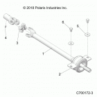 R19RHE99AD/BD/LD/K99AK/BK POLARIS GENERAL 1000 4P PS RC Drive train, mid prop shaft - r19rhe99ad  /  bd  /  ld  ...