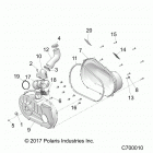 R19RMA50B4/B1 RGR 500 Drive train, clutch cover and ducting - r19rma50b4  /  b...