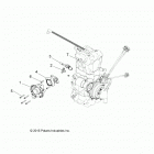 R19RMA50B4/B1 RGR 500 Engine, throttle body and fuel rail - r19rma50b4  /  b1 ...