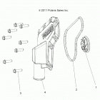 R19RMA50B4/B1 RGR 500 Engine, waterpump impeller and cover - r19rma50b4  /  b1...
