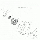 R19RMA50B4/B1 RGR 500 Wheels, rear - r19rma50b4  /  b1 (701535)
