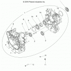 R19RME57D7 RGR 570 EPS HD Engine, crankcase - r19rme57d7 (701500)