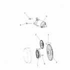 R19RME57D7 RGR 570 EPS HD Engine, starter drive - r19rme57d7 (49rgrstartingmtr1557...