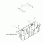 R19RNA57B1/B9/EBX RGR 570 CREW Body, under seat storage box - r18rna57b1  /  b9  /  ebv...