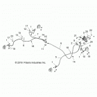 R19RNA57B1/B9/EBX RGR 570 CREW Brakes, brake lines and master cylinder - r18rna57b1  / ...